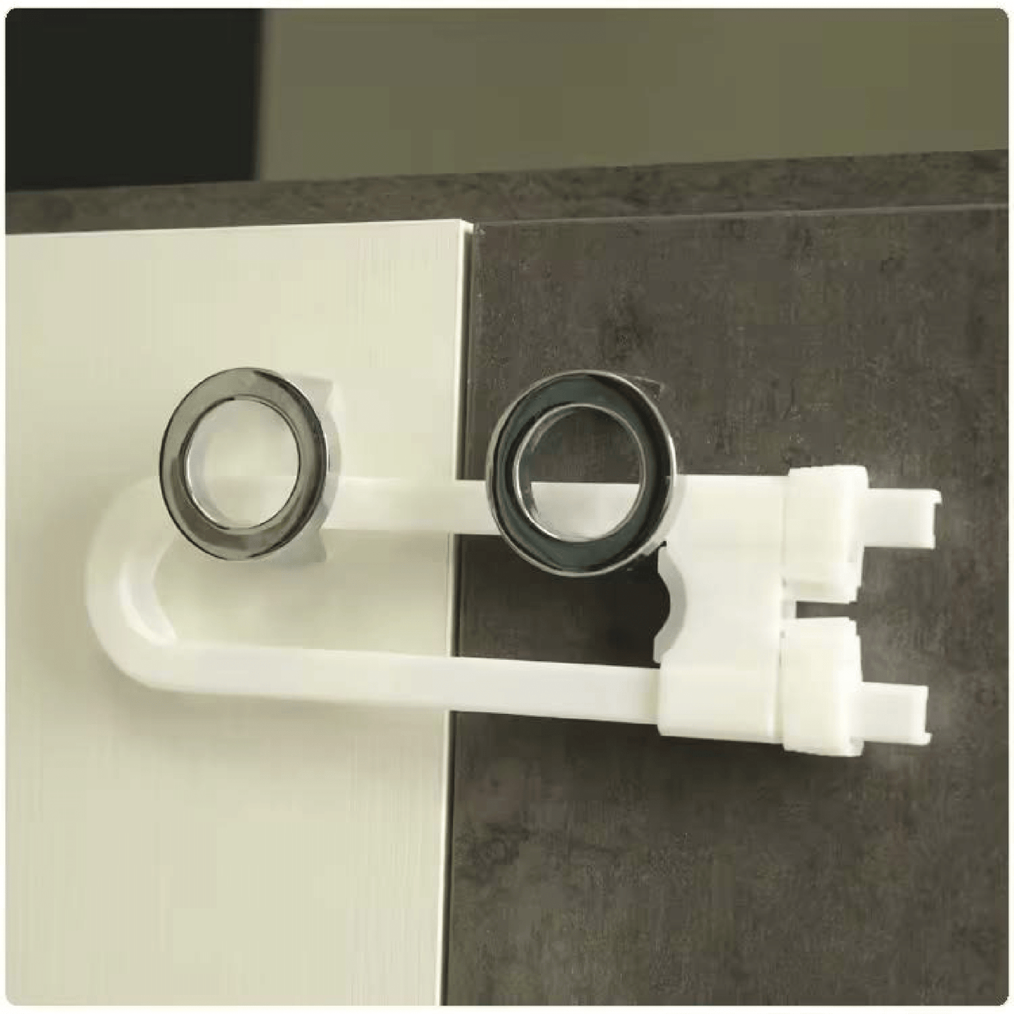 Serrure de sécurité pour armoire coulissante en forme de U BABYDISE
